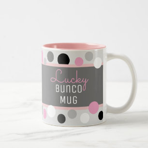 Fun Gift! Lucky Bunco Mok Two-Tone koffee Mok