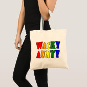 Fun Gifts for Aunts : Wacky Aunty Tote Bag (Voorkant (product))