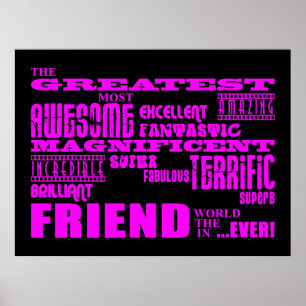 Fun Gifts for Friends: Grootste vriend Poster