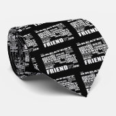 Fun Gifts for Friends : Grootste vriend Stropdas (Opgerold)