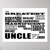 Fun Gifts for Uncles: Grootste oom Poster (Voorkant)