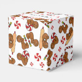 Fun Gingerbread Mannen Bedankdoosjes (Achterkant)