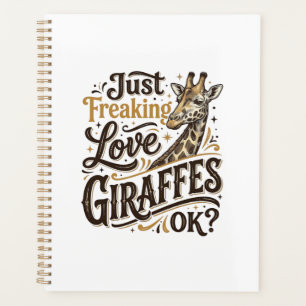 Fun Girlfriend Liefhebber Vintage Typografie Shirt Planner