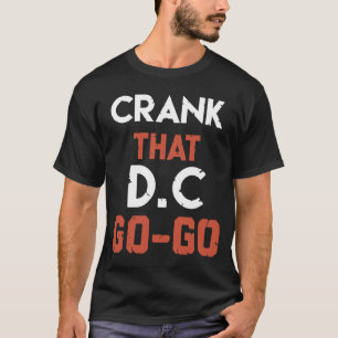 Fun Go-muziekontwerp Crank die Go-muziekprinters h T-shirt