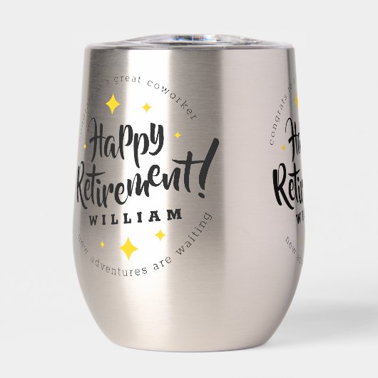 Fun Gold Stars Retirement New Adventures (Voorkant)