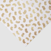 Fun Golden Paint Strokes Tissuepapier (Detail)