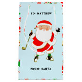 Fun Golf Christmas Petit sac cadeau (Devant)