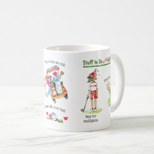 Fun Golf Course Stuff Mug (Devant droit)