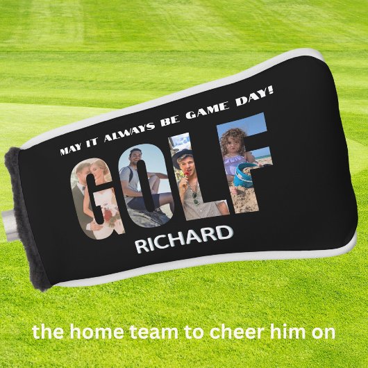 Fun Golf Fotobericht Monogram Naam Golfheadcover