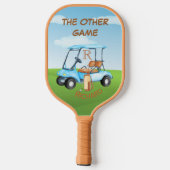 Fun Golf Guy ook Plays Pickleball Paddle (Achterkant)