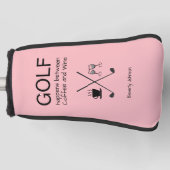 Fun Golf is gepersonaliseerd Golfheadcover (Voorkant)
