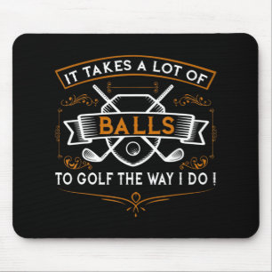 Fun Golf it Neemt Rasestige ideeën voor Golfer Muismat