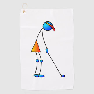 Fun Golfing Figuur Golfhanddoek