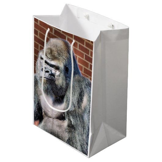 FUN GORILLA MEDIUM CADEAUZAKJE (Voorkant Gekanteld)
