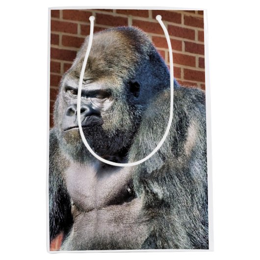 FUN GORILLA MEDIUM CADEAUZAKJE (Voorkant)