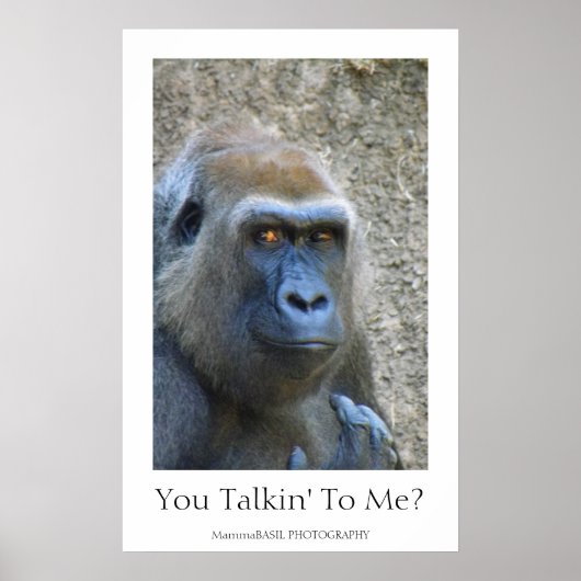 Fun Gorilla Poster! Poster (Voorkant)