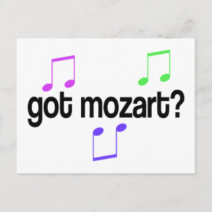 Fun got Mozart Music Gift Briefkaart