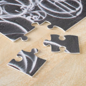 Fun graffiti geschikt voor man dat een gettoblaste legpuzzel (Zijkant)