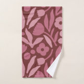 Fun Grand Fleur Couleur Gras (Serviette à main)