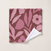 Fun Grand Fleur Couleur Gras (Gant de toilette)