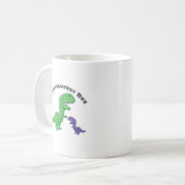 Fun Grandpa Gift Dino Lover Grandpasaurus Rex Gift Koffiemok (Voorkant links)
