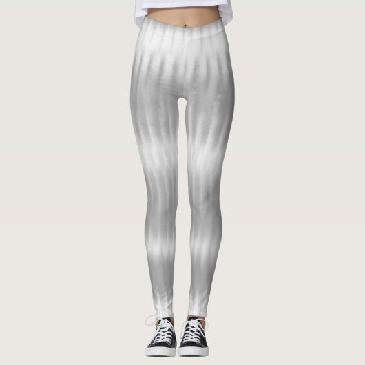 Fun Gray Tie Dye Leggings (Voorkant)