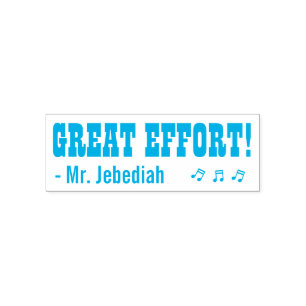 Fun "GREAT EFFORT!" Bevestiging Rubberstempel Zelfinktende Stempel