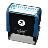 Fun "GREAT WORK!" Onderwijsassistent Rubberstempel Zelfinktende Stempel (Product)