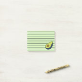 Fun Green Avocado Post-it® Notes (Op bureau)