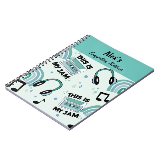 Fun Green Boys Carnet d'écriture de chansons (Côté gauche)