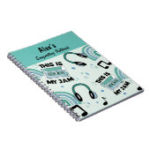 Fun Green Boys Songwrite Notitieboek (Rechterzijde)