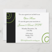 Fun Green Corporate party Invitation (Devant)