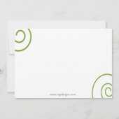 Fun Green Corporate party Invitation (Dos)