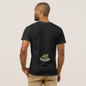 Fun Green Frog Graphic T-shirt voor Natuur liefheb (Achterkant volledig)