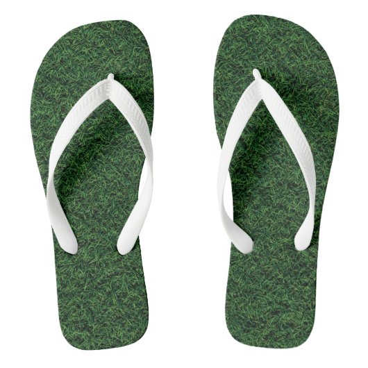 Fun Green Grass Adult Teenslippers (Voetbed)