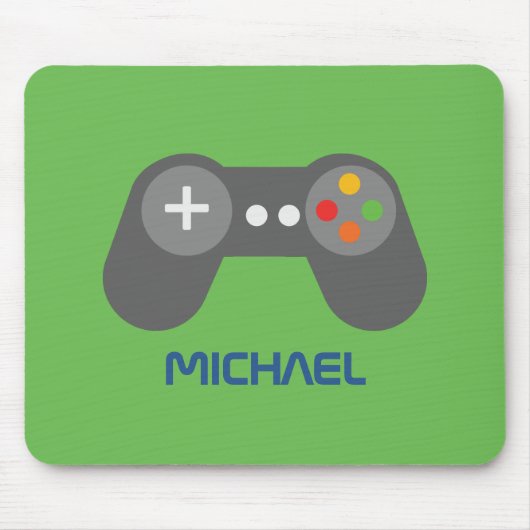 Fun Green Video Gamer Muismat (Voorkant)