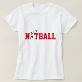 Fun GS Player clip Art Theme Netball T-shirt