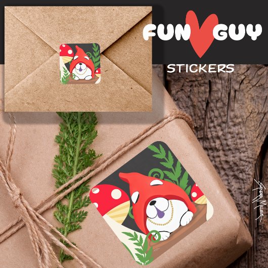 FUN GUY les stickers gnome de la vache