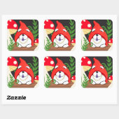 FUN GUY les stickers gnome de la vache (Feuille)