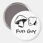Fun Guy Magnet 1 Magneet (Voorkant / Achterkant)