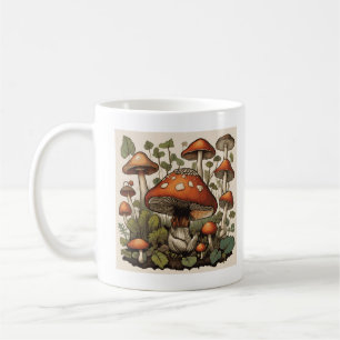 Fun Guy's Anatomy 101 Mycology Mushroom Koffiemok
