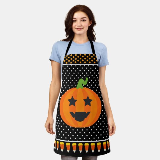 Fun Halloween Baby Pumpkin Candy Corn Schort (Gedragen)