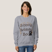 Fun Halloween Black cat sweatshirt (Voorkant volledig)
