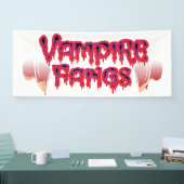 Fun Halloween Bloody Vampire Fangs Spandoek (Beurs)