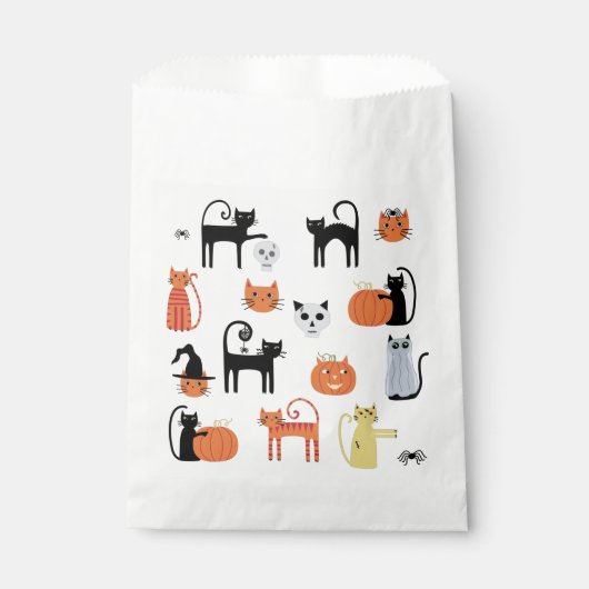 Fun Halloween Chat Favoriser les sacs (Devant)
