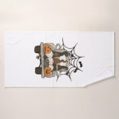 Fun Halloween Designs Halloween Gnomes sur un (Serviette de bain)