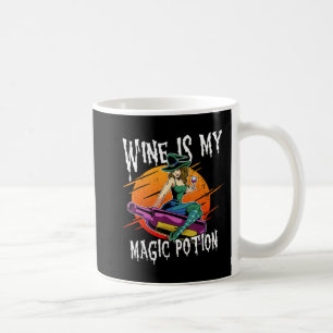 Fun Halloween Drinking Witch Magic Wine Drinker Koffiemok