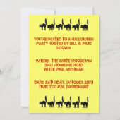FUN HALLOWEEN FÊTE INVITATION ~ EZ POUR CUSTOMISER (Dos)