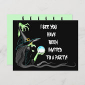 FUN HALLOWEEN FÊTE INVITATION ~ EZ POUR CUSTOMISER (Devant / Derrière)