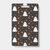 Fun Halloween Ghost Hall Pass Badge (Achterkant)